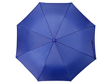 Зонт складной Tulsa, полуавтоматический, 2 сложения, с чехлом, синий, фото 3