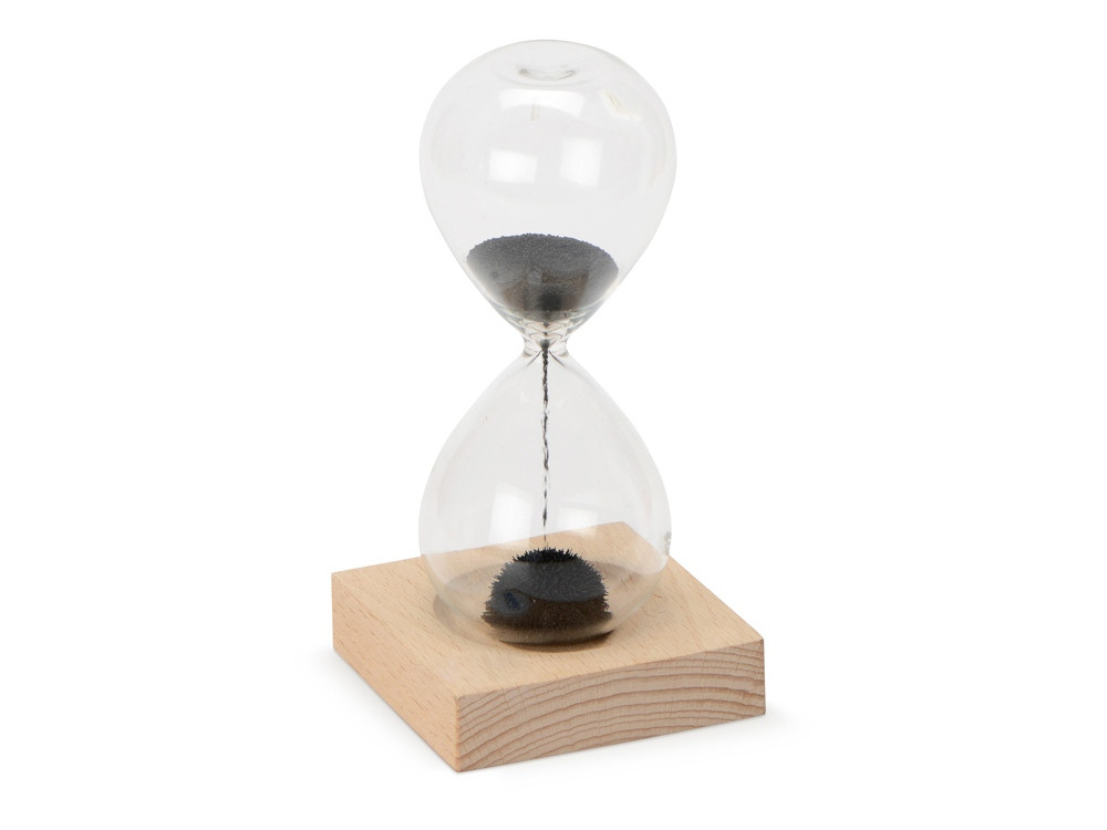 Песочные магнитные часы на деревянной подставке Infinity - фото 1 - id-p215148866