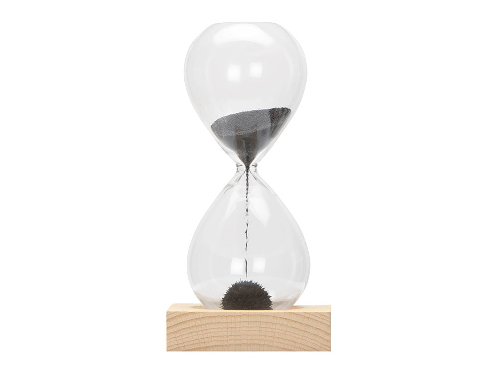 Песочные магнитные часы на деревянной подставке Infinity - фото 2 - id-p215148866