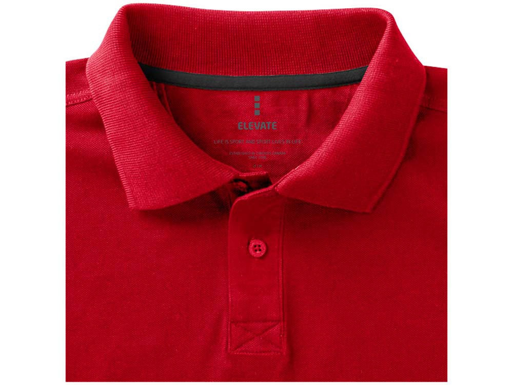 Calgary мужская футболка-поло с коротким рукавом, красный - фото 7 - id-p215145974