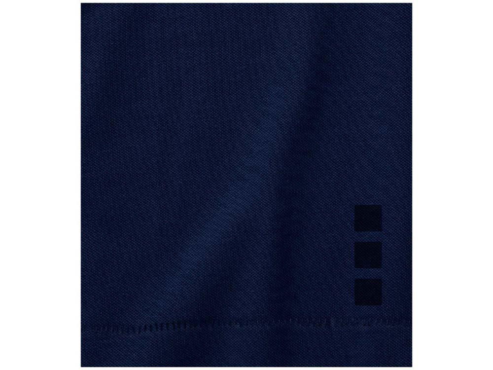 Calgary мужская футболка-поло с коротким рукавом, темно-синий - фото 5 - id-p215145975