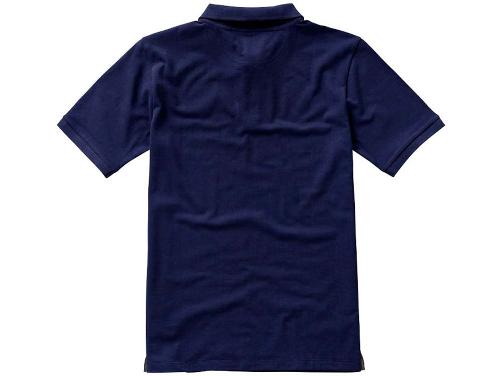 Calgary мужская футболка-поло с коротким рукавом, темно-синий - фото 3 - id-p215145976