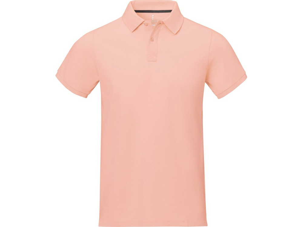 Calgary мужская футболка-поло с коротким рукавом, pale blush pink - фото 2 - id-p215145979