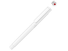Капиллярная ручка в корпусе из переработанного материала rPET RECYCLED PET PEN PRO FL, белый с красным