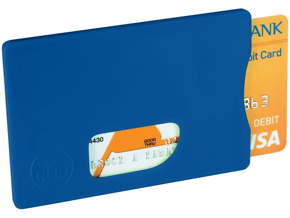 Защитный RFID чехол для кредитной карты Arnox, ярко-синий - фото 1 - id-p215152783