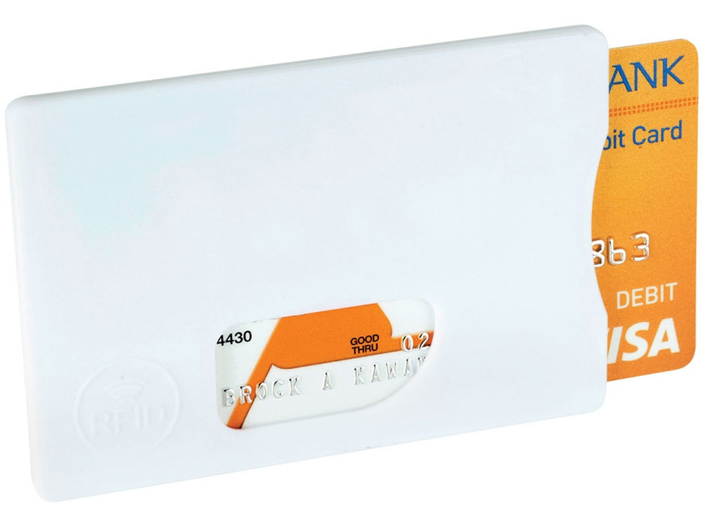 Защитный RFID чехол для кредитной карты Arnox, белый - фото 1 - id-p215152786