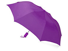 Зонт складной Tulsa, полуавтоматический, 2 сложения, с чехлом, фиолетовый, фото 2