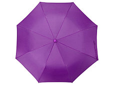 Зонт складной Tulsa, полуавтоматический, 2 сложения, с чехлом, фиолетовый, фото 3