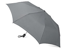 Зонт складной Irvine, полуавтоматический, 3 сложения, с чехлом, серый, фото 2