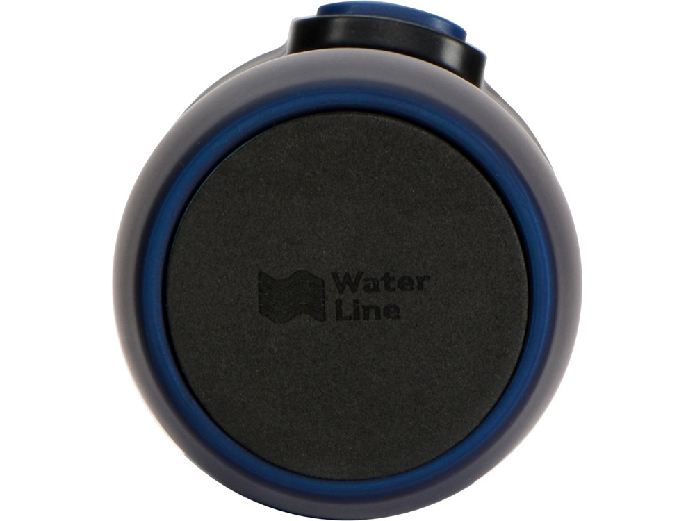 Вакуумная термокружка с кнопкой Streamline, Waterline, soft-touch, темно-синий - фото 6 - id-p215148877