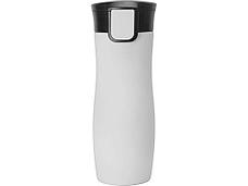 Вакуумная термокружка с кнопкой Streamline, Waterline, soft-touch, серый, фото 3