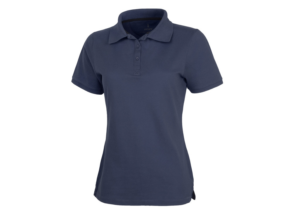 Calgary женская футболка-поло с коротким рукавом, темно-синий - фото 1 - id-p215145983