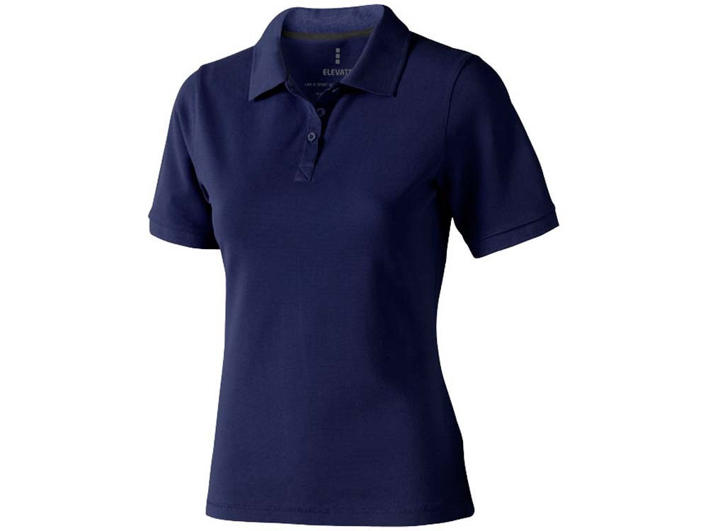 Calgary женская футболка-поло с коротким рукавом, темно-синий - фото 7 - id-p215145983