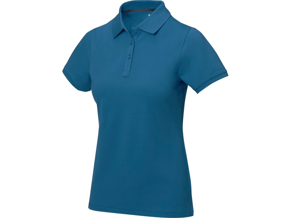 Calgary женская футболка-поло с коротким рукавом, tech blue (деним) - фото 1 - id-p215145987