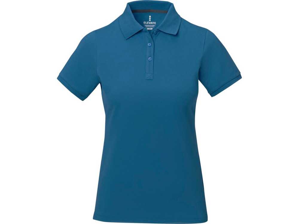 Calgary женская футболка-поло с коротким рукавом, tech blue (деним) - фото 2 - id-p215145987