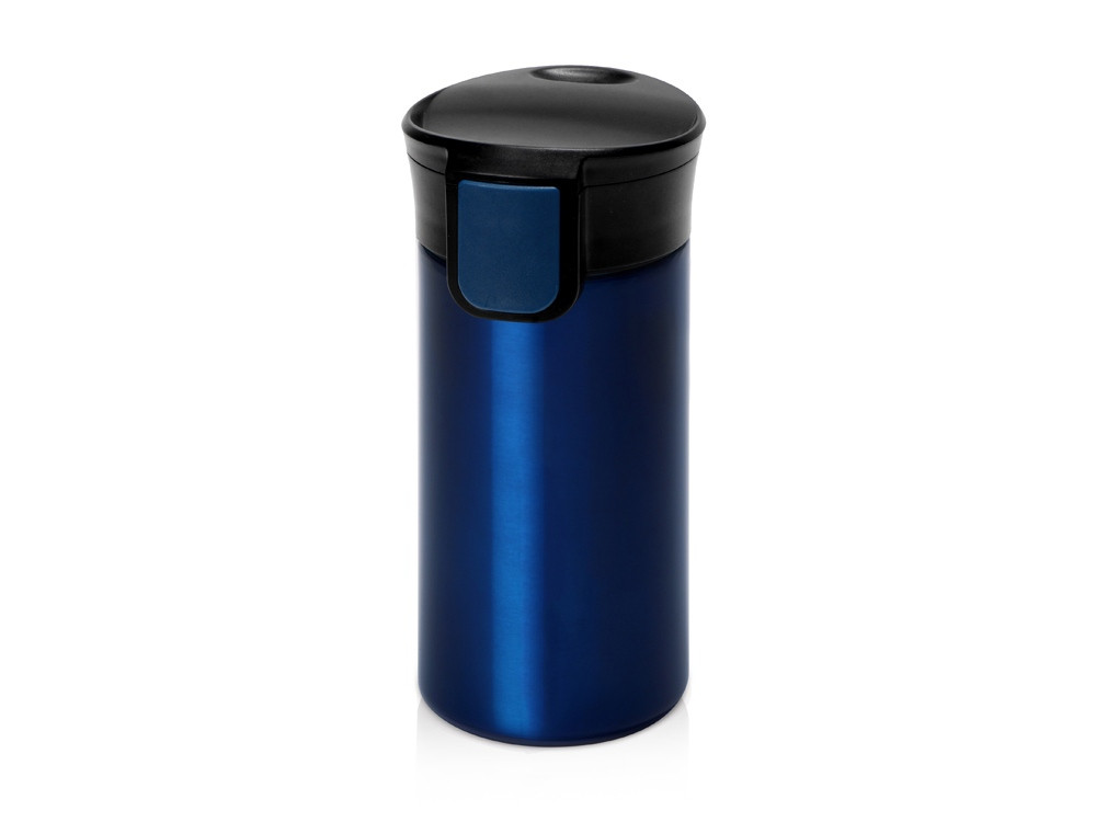 Вакуумная термокружка с кнопкой Upgrade, Waterline, темно-синий - фото 1 - id-p215148883