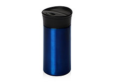 Вакуумная термокружка с кнопкой Upgrade, Waterline, темно-синий, фото 2