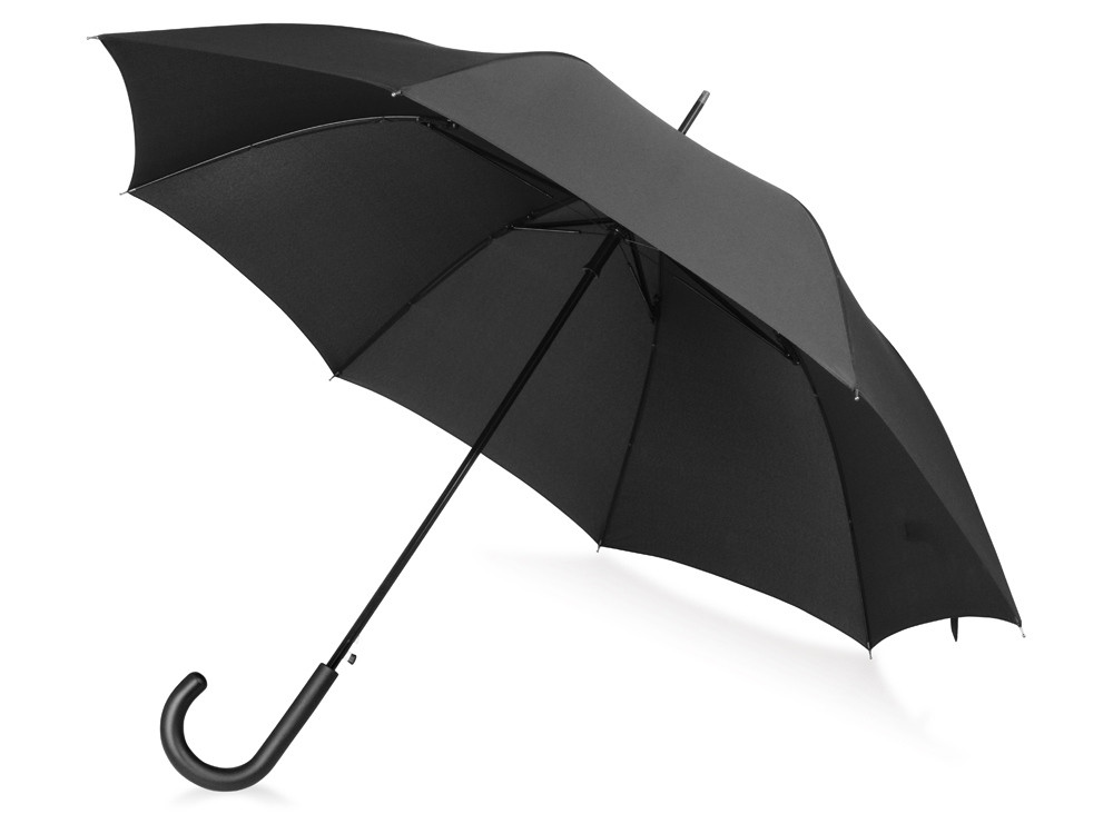 Зонт-трость Wind, полуавтомат, черный - фото 1 - id-p215146971