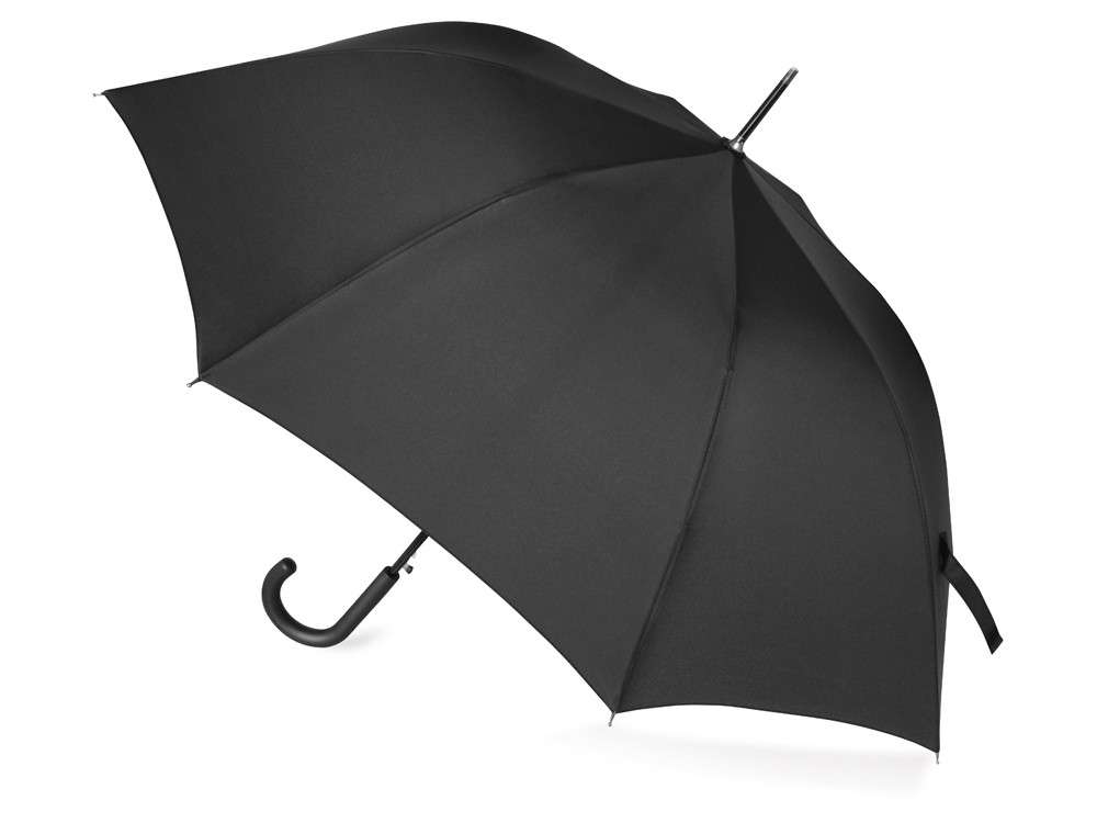 Зонт-трость Wind, полуавтомат, черный - фото 2 - id-p215146971