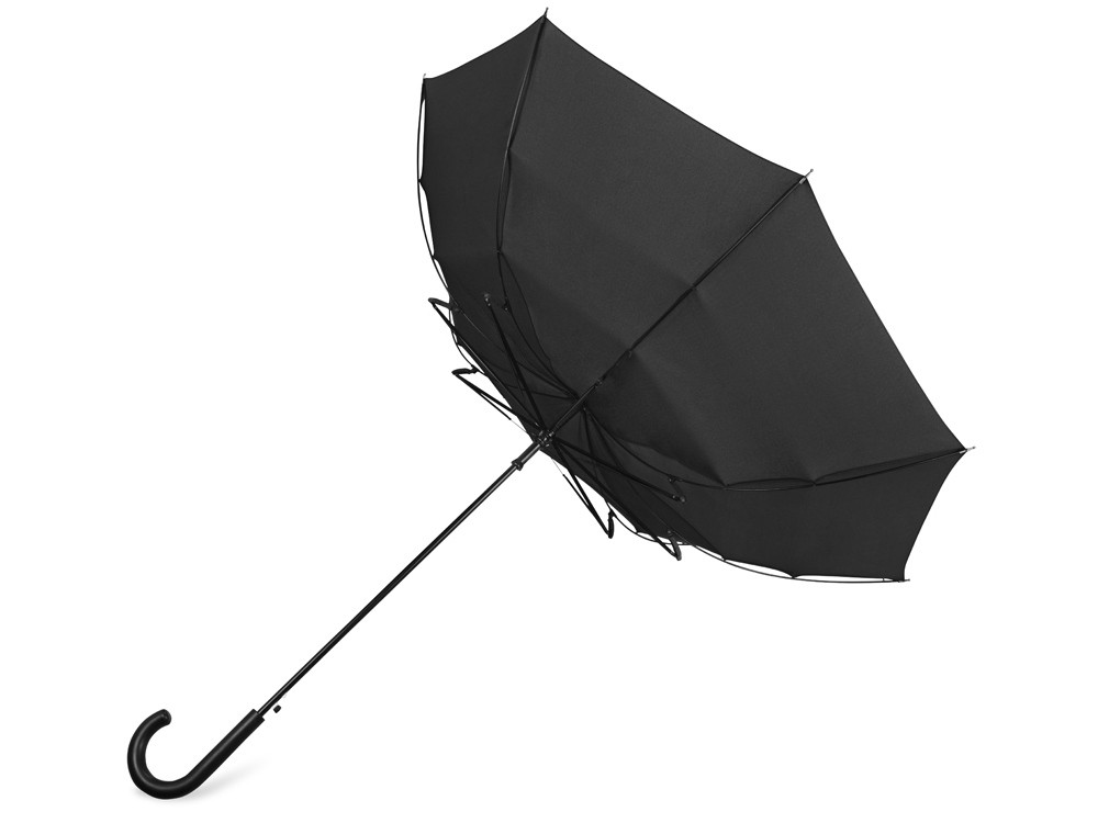 Зонт-трость Wind, полуавтомат, черный - фото 4 - id-p215146971