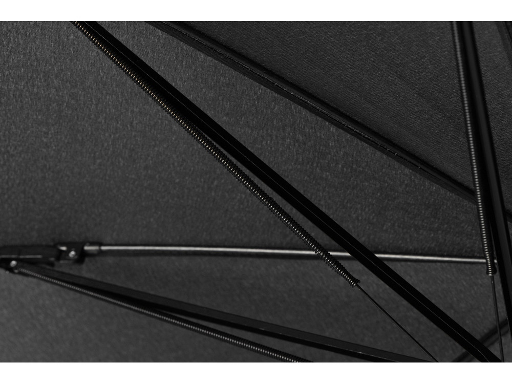 Зонт-трость Wind, полуавтомат, черный - фото 7 - id-p215146971