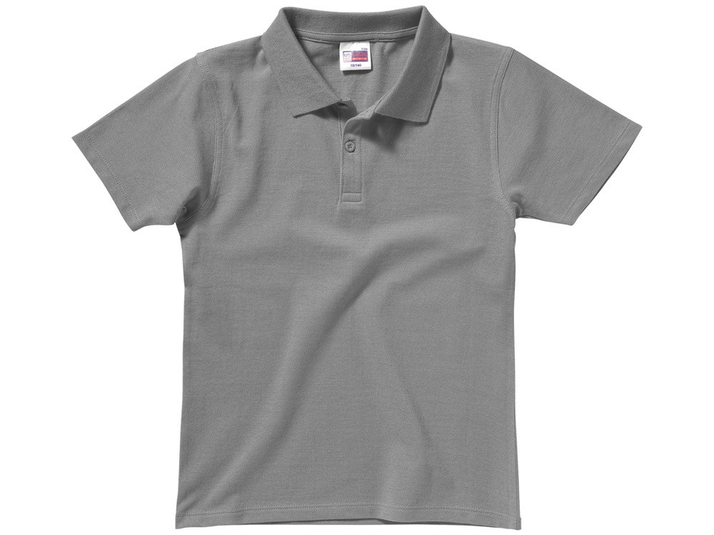 Рубашка поло First детская, серый - фото 3 - id-p215146002
