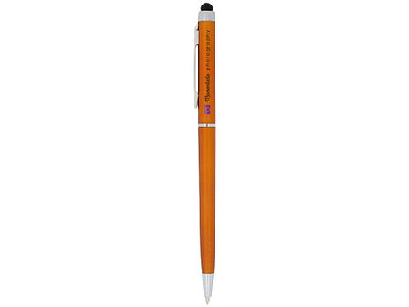 Ручка пластиковая шариковая Valeria, оранжевый, фото 2