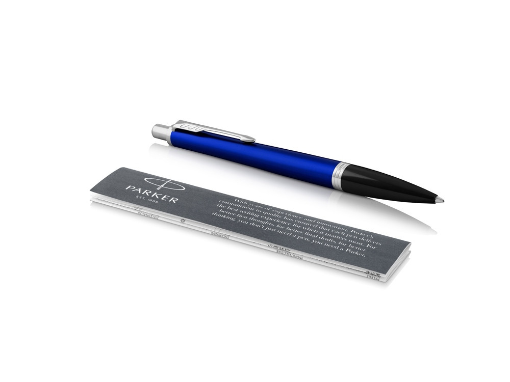 Ручка шариковая Parker Urban Core Nighsky Blue CT, синий/серебристый - фото 4 - id-p215146993