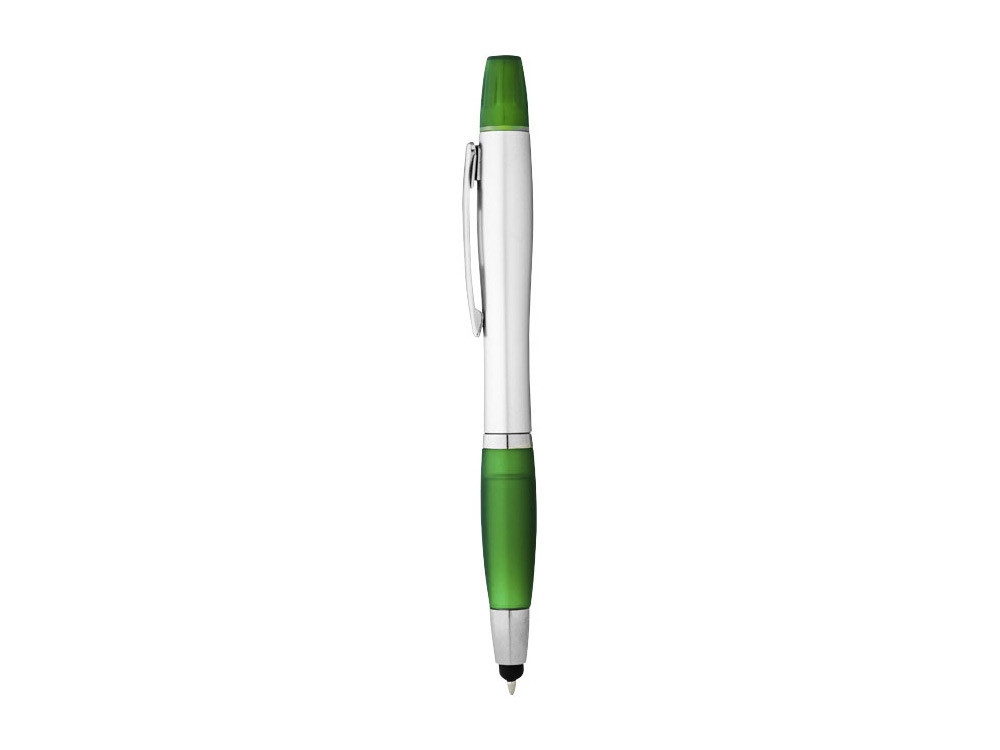 Ручка-стилус Nash с маркером, зеленый/серебристый - фото 4 - id-p215146022