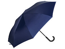 Зонт-трость наоборот Inversa, полуавтомат, темно-синий, фото 2