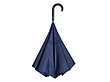 Зонт-трость наоборот Inversa, полуавтомат, темно-синий, фото 4