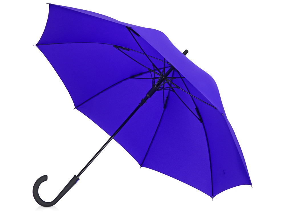 Зонт-трость Bergen, полуавтомат, темно-синий - фото 1 - id-p215147011