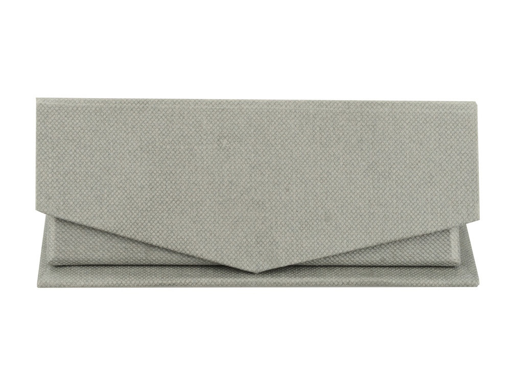 Подарочная коробка для флеш-карт треугольная, серый - фото 3 - id-p215149915