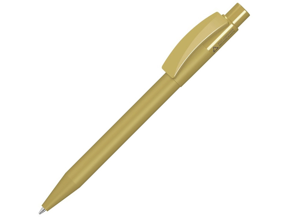 Шариковая ручка из вторично переработанного пластика Pixel Recy, бежевый - фото 1 - id-p215148936