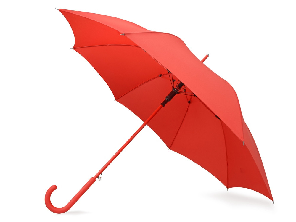 Зонт-трость Color полуавтомат, красный - фото 1 - id-p215147014