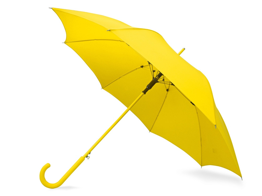 Зонт-трость Color полуавтомат, желтый - фото 1 - id-p215147016