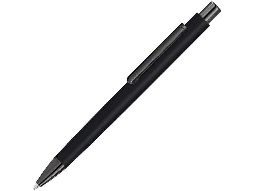 Металлическая шариковая ручка soft touch Ellipse gum, черный - фото 1 - id-p215148974