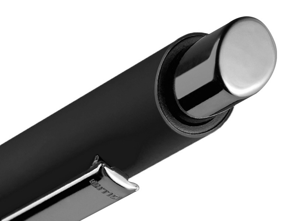 Металлическая шариковая ручка soft touch Ellipse gum, черный - фото 3 - id-p215148974