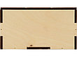 Деревянная подарочная коробка с крышкой Ларчик на бечевке, фото 3