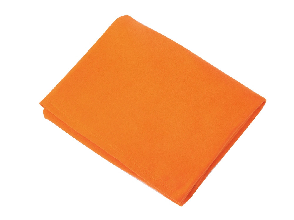 Плед для путешествий Flight в чехле с ручкой и карманом, оранжевый - фото 3 - id-p215149983