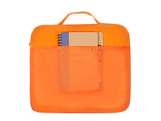 Плед для путешествий Flight в чехле с ручкой и карманом, оранжевый, фото 3