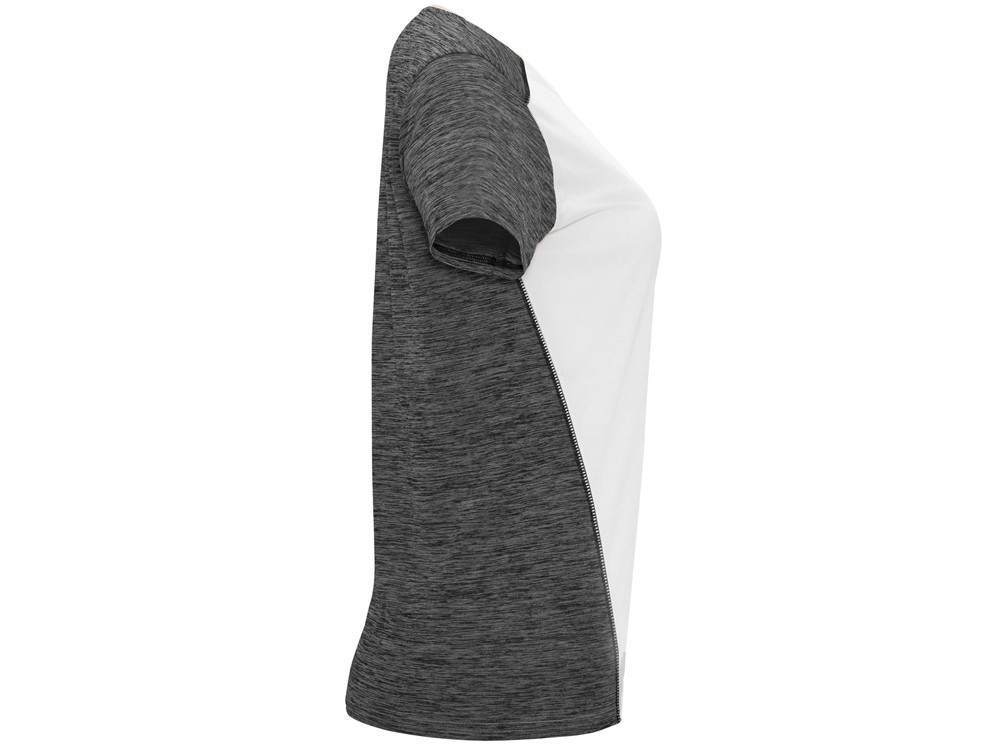 Спортивная футболка Zolder женская, белый/меланжевый черный - фото 4 - id-p215152922