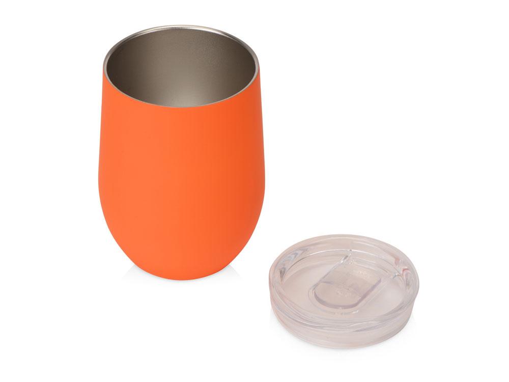 Термокружка Sense Gum soft-touch, 370мл, оранжевый - фото 2 - id-p215150002