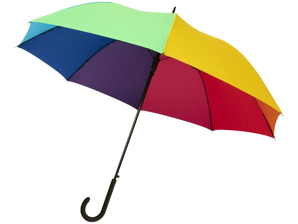 23-дюймовый ветрозащитный полуавтоматический зонт Sarah, радужный - фото 1 - id-p215148082