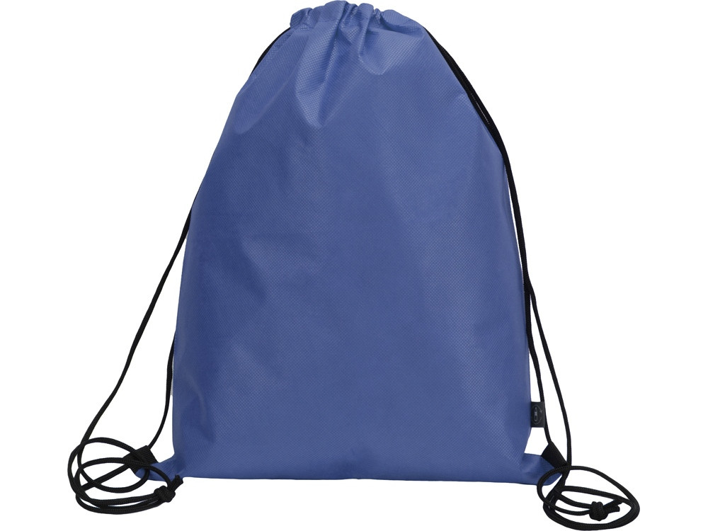 Рюкзак-мешок Reviver из нетканого переработанного материала RPET, синий - фото 2 - id-p215150014