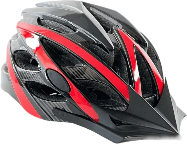 Cпортивный шлем Favorit IN20-M-RD (черный/красный) - фото 1 - id-p210505818