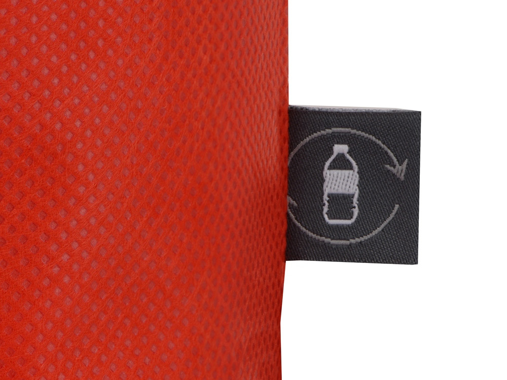 Сумка-шоппер Reviver из нетканого переработанного материала RPET, красный - фото 3 - id-p215150025