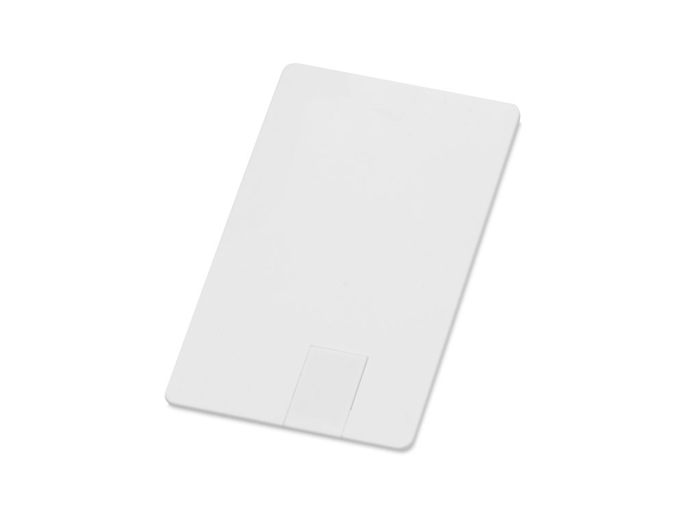 Флеш-карта USB 2.0 16 Gb в виде пластиковой карты Card, белый - фото 1 - id-p215147124