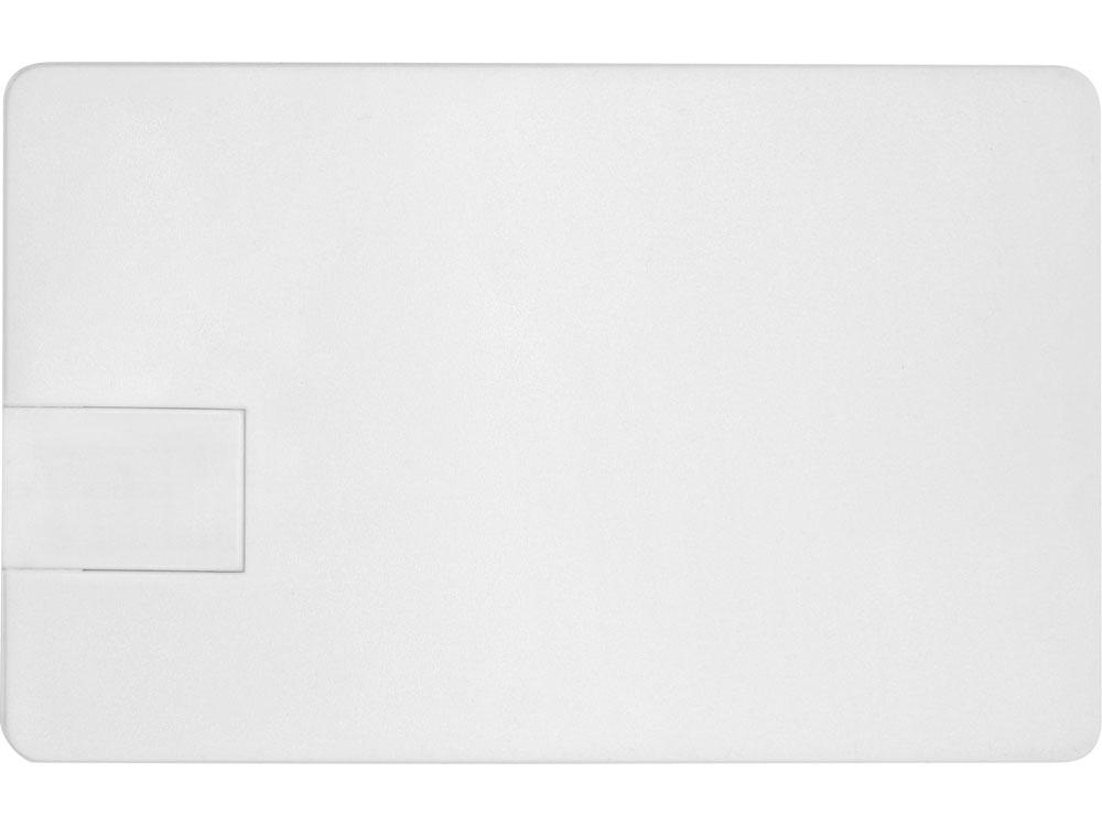 Флеш-карта USB 2.0 16 Gb в виде пластиковой карты Card, белый - фото 3 - id-p215147124