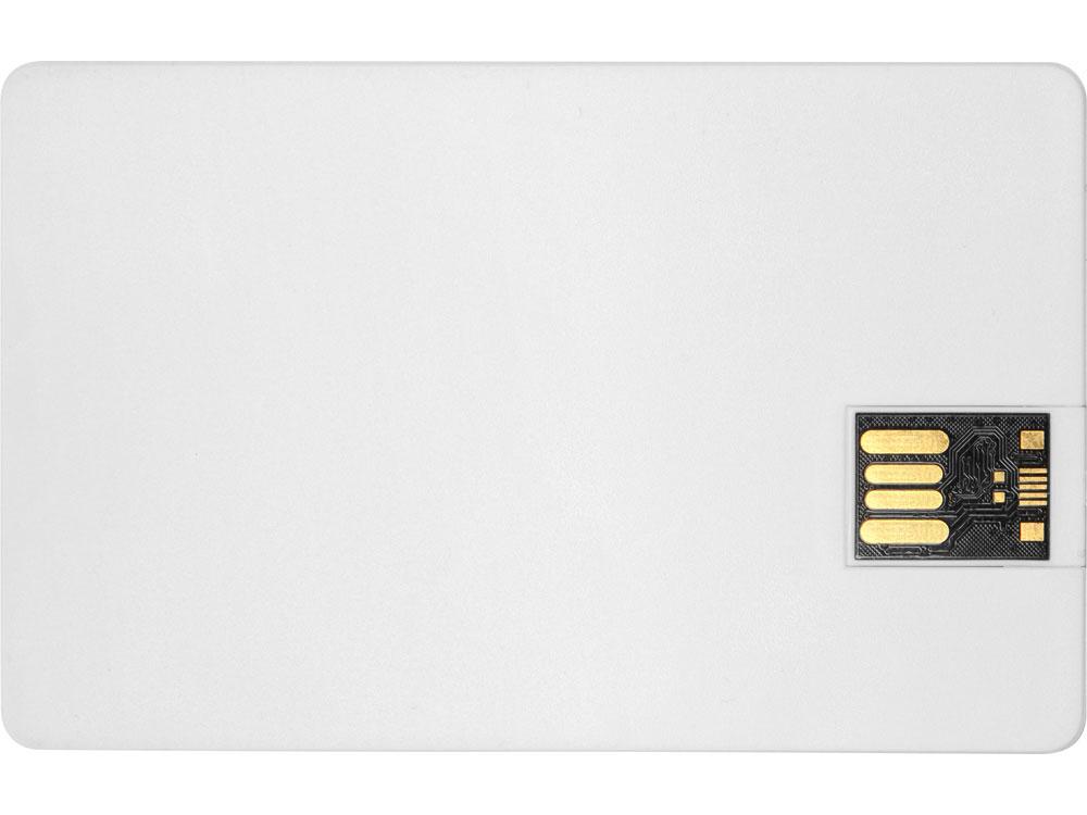 Флеш-карта USB 2.0 16 Gb в виде пластиковой карты Card, белый - фото 4 - id-p215147124